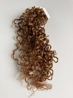 Babe Hair Extensions 22" Tape-In Extensions Curly, #12/600 Caroline